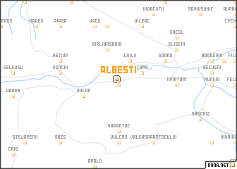 map of Albeşti