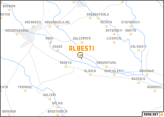 map of Albeşti