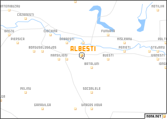 map of Albeşti