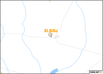 map of Al Bi‘āj