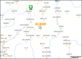 map of Albian