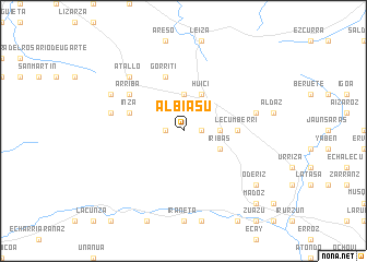 map of Albiasu