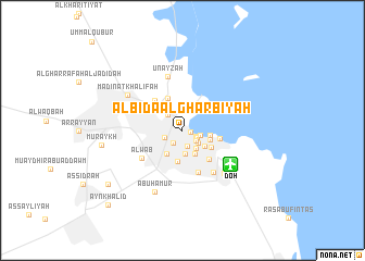 map of Al Bida‘ al Gharbīyah