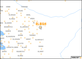 map of Al Bidh