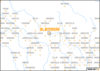 map of Albinama 1