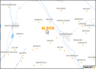 map of Albina