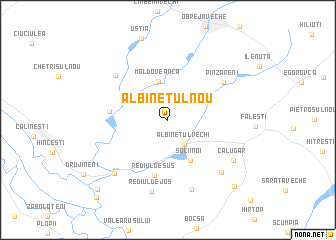 map of Albineţul Nou