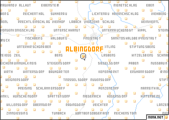 map of Albingdorf