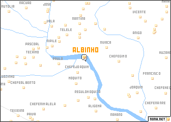 map of Albinho