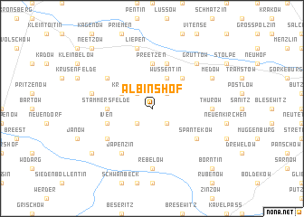 map of Albinshof