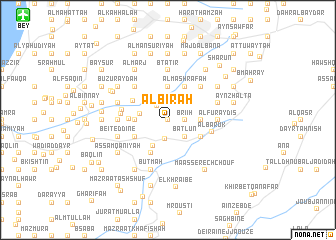 map of Al Bīrah