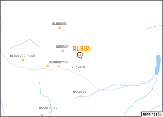 map of Al Bīr