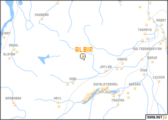map of Al Biʼr
