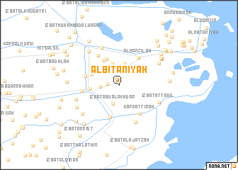 map of Al Biţānīyah