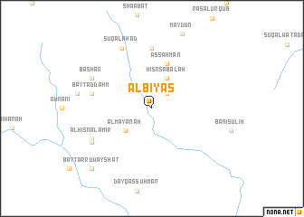 map of Al Biyās