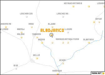 map of Albojarico