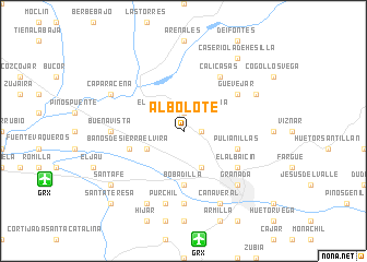 map of Albolote