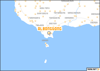 map of Albong-dong