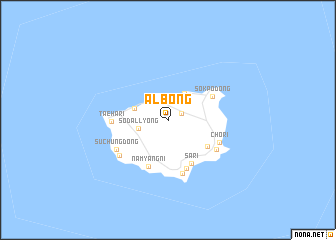 map of Albong