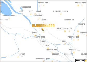 map of Albora Kwara