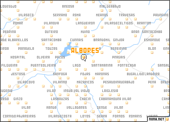 map of Alborés