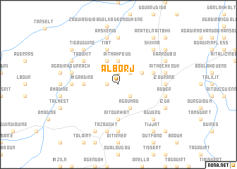 map of Al Borj