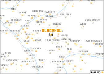 map of Alʼborkau