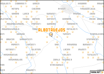 map of Albota de Jos