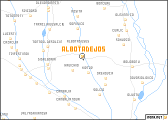 map of Albota de Jos