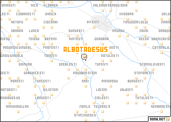 map of Albota de Sus