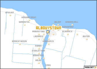 map of Albouystown