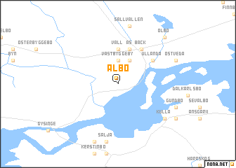 map of Ålbo