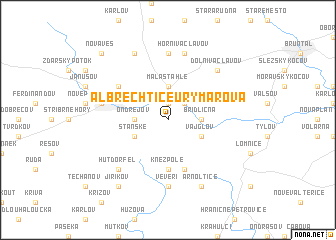 map of Albrechtice u Rýmařova