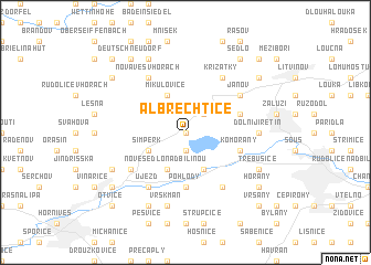 map of Albrechtice