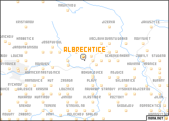 map of Albrechtice