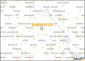 map of Albrechtice