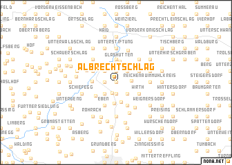 map of Albrechtschlag