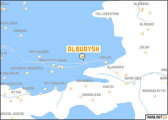 map of Ālbū ‘Aysh