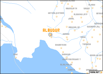 map of Al Budūr