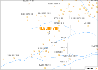 map of Al Buhaymā