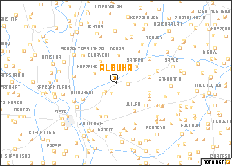 map of Al Būḩā