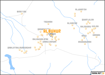 map of Al Buḩūr