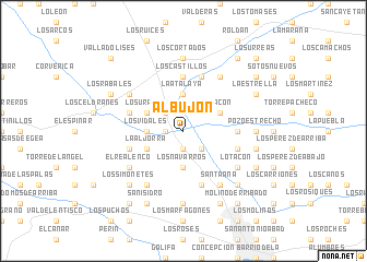 map of Albujón