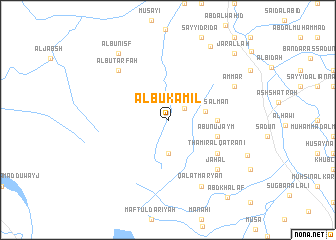 map of Ālbū Kāmil