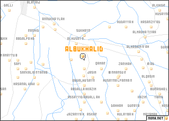 map of Ālbū Khālid