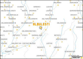 map of Albuleşti