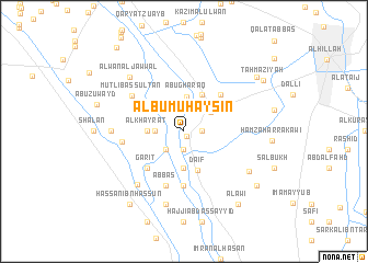 map of Ālbū Muḩaysin