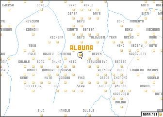 map of Ālbuna