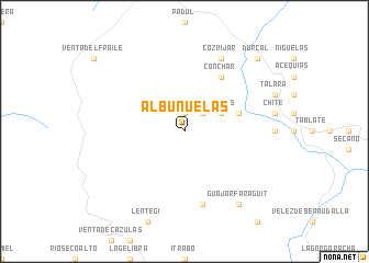 map of Albuñuelas