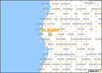 map of Al Buq‘ah